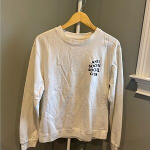 Anti Social Social Club White Sweatshirt